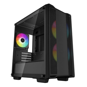 Корпус для ПК DeepCool CC360 ARGB Mini-Tower без БЖ MicroATX/Mini-ITX Black (R-CC360-BKAPM3-G-1)