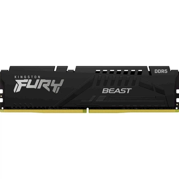 Оперативная память с радиатором Kingston Fury Beast 16GB DIMM DDR5 5600 MHz XMP/EXPO Black (KF556C36BBE-16)