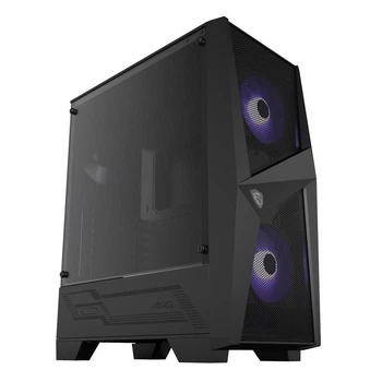 Корпус для ПК MSI MAG Forge 100M Midi-Tower без БП ATX/MicroATX/Mini-ITX RGB Black
