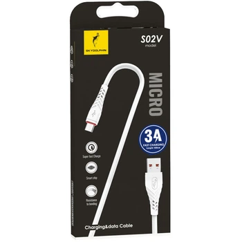 Кабель SkyDolphin S02V USB - micro USB (M/M), 1 м, Білий (SDUSB-000590)