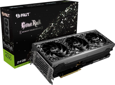 Відеокарта GeForce RTX 4090 24GB Palit GameRock (NED4090019SB-1020G) Б/В