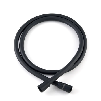 Шланг для душу Koer KB-0804-150-05 (силіконовий 150 см) (Колір чорний) (KR4810)