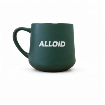 Кружка керамическая зеленая Alloid