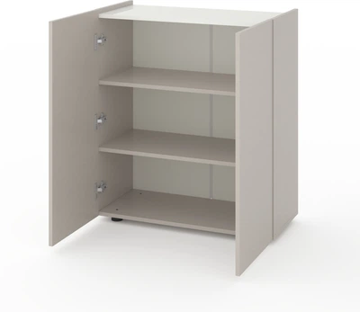 Комод Metkas Home B019 800x350х920 ЛДСП Кашемір-Білий сніг (MB019-KB)