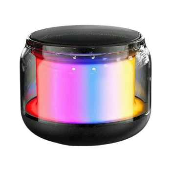 Колонка Bluetooth портативная мини с TWS, звуком 360° и RGB подсветкой S300