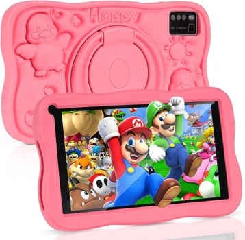 Детский планшет 7" SUMTAB K708 3/64Gb 4 ядра Android 13 Розовый (101973112) - Уценка