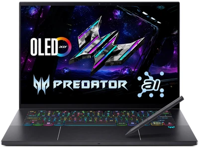 Ноутбук Acer Predator Triton 14 PT14-52T 14.5" 2.8K OLED Touch, Intel U9-288V, 32GB, F1TB, NVD5070-8, Win11P, чорний