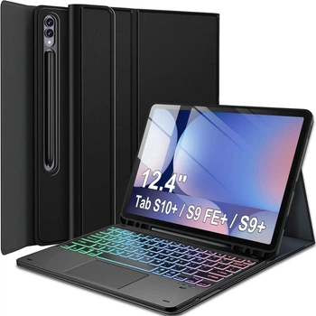 Чехол-клавиатура Nanhent QWERTY для Tab S10 RGB трекпад