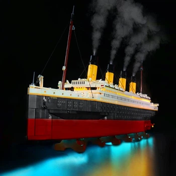 Набор подсветки YAKI 10294 Titanic Классический зелёный USB питание совместим с Lego 10294