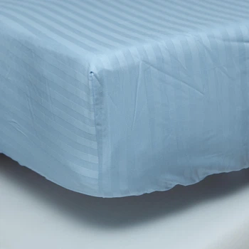 Простирадло на резинці Moon&Star Satin Stripe Sky Stripe 200х220х10 см (MS-850007219)