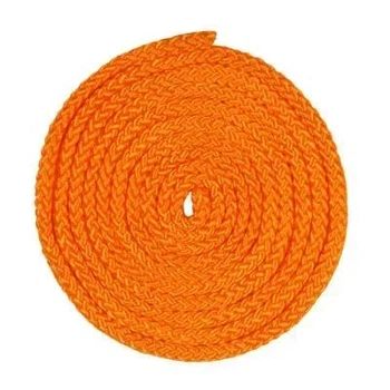 Скакалка гимнастическая 2299-GR 3 м Оранжевая из полиэстера для художественной гимнастики и спорта
