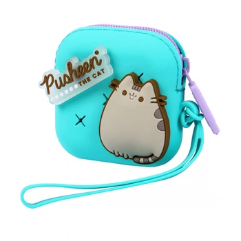 Дитячий гаманець для дівчинки Yes Pusheen Summer WS-1 533830 в школу чи садочок, на блискавці рожевий силіконовий
