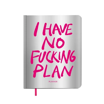Планер Orner I have no fucking plan, серебристый (orner-3128)