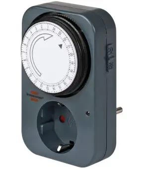 Таймер механический розеточный Brennenstuhl MZ 20-1 24-часовой 3500 Вт