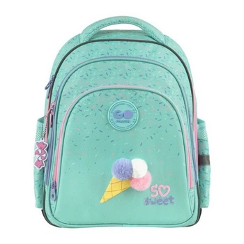 Рюкзак школьный ортопедический GoPack Education So Sweet, для девочек, зеленый (GO26-2606S-2)