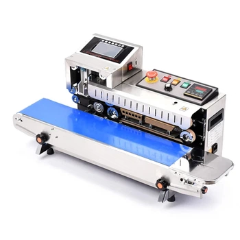 Конвейерный запайщик пакетов с принтером и сенсорным экраном FR-1600H Printer