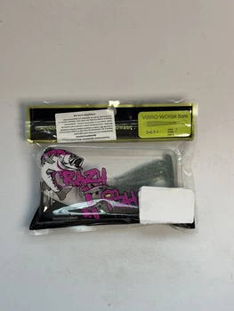 Приманка Crazy Fish Vibro worm 2" 3-50-7-1 анис уп. (8шт),3-50-7-1