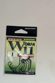 Крючок Decoy Worm11 Tournament 01, 9 шт/уп, 1562.00.74