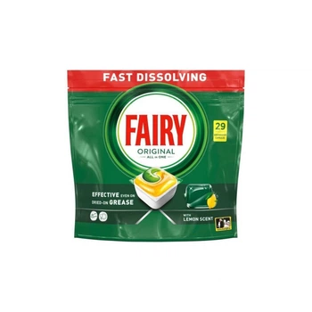 Таблетки для посудомоечных машин Fairy Все-в-1 Original Лимон 29 шт. (8006530115711) (346050)