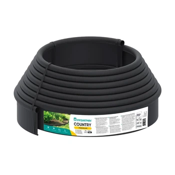 Бордюр газонный Country Premium H100 82401-BK 10 м черный