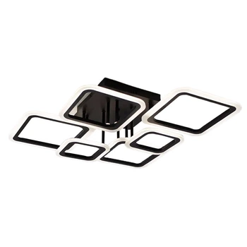 Люстра светодиодная Esllse Oval 923210 6S 75W Black