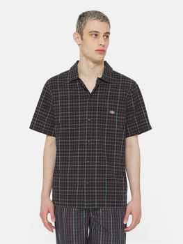 Рубашка в клетку Dickies 8276694 Тёмно-синий S DIM323