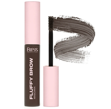 Туш для брів Bless Beauty Fluffy Brow Mascara [02 - Medium Brown] 8 мл (5910960033022)