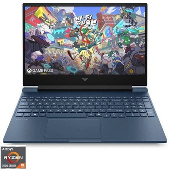 Ноутбук Gaming HP VICTUS 15-fb3029nn (CG0P7EA), AMD Ryzen 5 7535HS, 15.6", Full HD, IPS, 144Гц, 12GB DDR5 RAM, 1TB SSD, NVIDIA GeForce RTX 4050 6GB GDDR6, Free DOS, Performance Blue