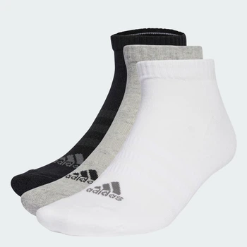 Три пары низких носков Cushioned Low-Cut Socks adidas IA3945 (46-48) серый (4066746325742)