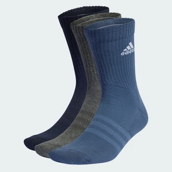 Три пары носков Cushioned Crew adidas IP2634 (19-21) синий (4067886330917)