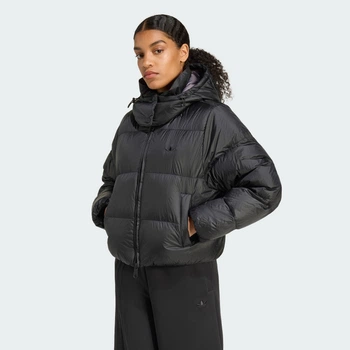 Женский пуховик Essentials adidas JX2983 (L) черный (4068808496698)