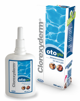 Krople do uszu dla psa i kota Nextmune Clorexyderm Oto Piu 150 ml (8009722003957)