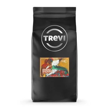 Кава в зернах Trevi Арабіка Бразилія без кофеїну 1 кг