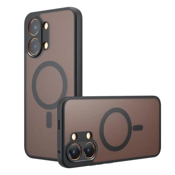 Матовий чохол Magsafe TPU+PC для Xiaomi Poco X8 Pro Max, Black