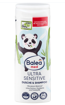 Гель для душу та шампунь 2в1 Balea Med Ultra Sensitive, 300 мл