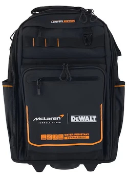 Plecak narzędziowy DeWalt x McLaren F1 Team Special Edition z uchwytem i kółkami DWST60101-9