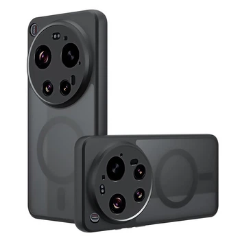 Матовый чехол Magsafe TPU+PC для Xiaomi 17 Ultra, Black