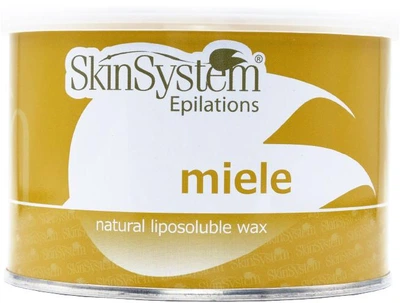 Віск для депіляції Skin System Натуральний Miele/Honey у банці 400 мл (8051407571329)