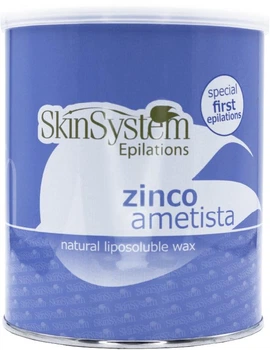 Воск для депиляции Skin System Цинк в банке 800 мл (8051407571589)