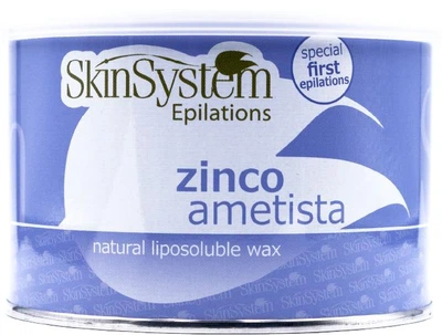 Воск для депиляции Skin System Цинк в банке 400 мл (8051407571558)