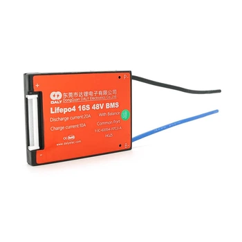BMS плата DaLy LiFePO4 48V 16S 10\20A (UG-6739)