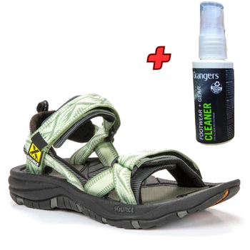 Сандалии SOURCE Gobi Womens Fresco Green 37 + подарок Спрей для очистки обуви Grangers Footwear + Gear Cleaner 50 ml