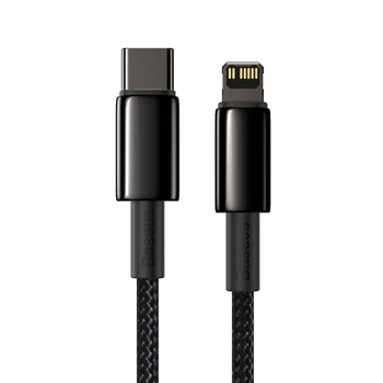 Кабель Baseus Tungsten Gold Fast Charging Type-C to Lightning PD 20W (1m) black