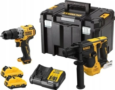 Набір електроінструментів DeWalt 12V XR DCH072 + DCD706 з 2 акумуляторами 3 Ah (DCK2102L2T-QW)