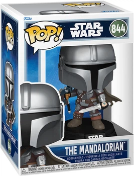 Ігрова фігурка Funko Pop! Мандалорець і Ґроґу Мандалорець зі зброєю (90824)