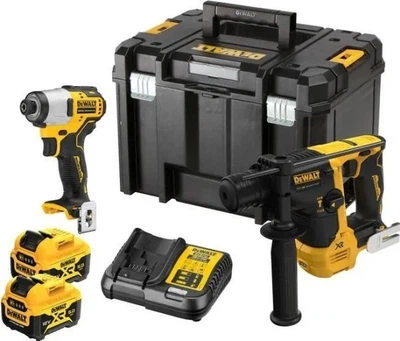 Набір електроінструментів DeWalt 12V XR DCH072 + DCF801 з 2 акумуляторами 5 Ah (DCK2104P2T-QW)