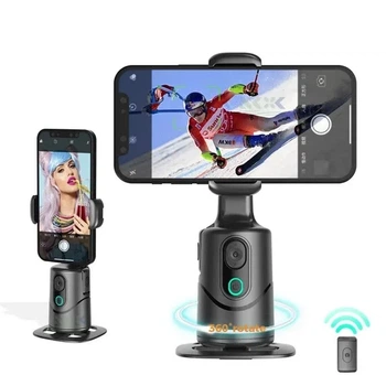 Смарт-штатив-стабилизатор FGCLSY Q02S 360° с отслеживанием лица, подсветка, Bluetooth