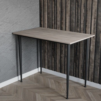 Стол универсальный Prime Ferrum-decor 750x1400x700 Черный металл ДСП Дуб Кремона Канолло 16 мм (PRAIM53)