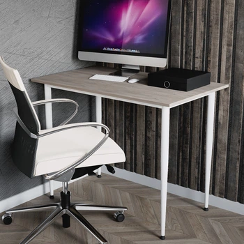 Стол универсальный Prime Ferrum-decor 750x1400x600 Белый металл ДСП Дуб Кремона Канолло 16 мм (PRAIME23)