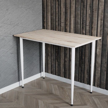 Стол универсальный Prime Ferrum-decor 750x1000x700 Белый металл ДСП Дуб Сан-Марино 16 мм (PRAIME32)